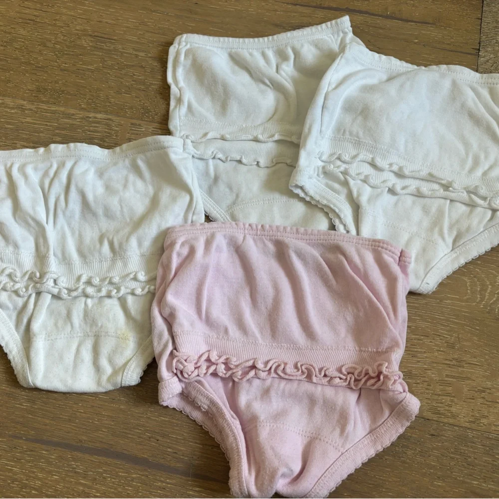 Babidu Ruffled Bloomers Cotton 18m 4 pairs